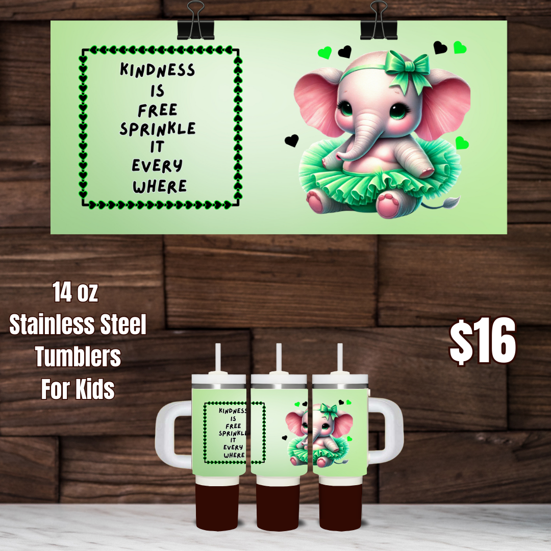 Elephant Sprinkle Tumblers