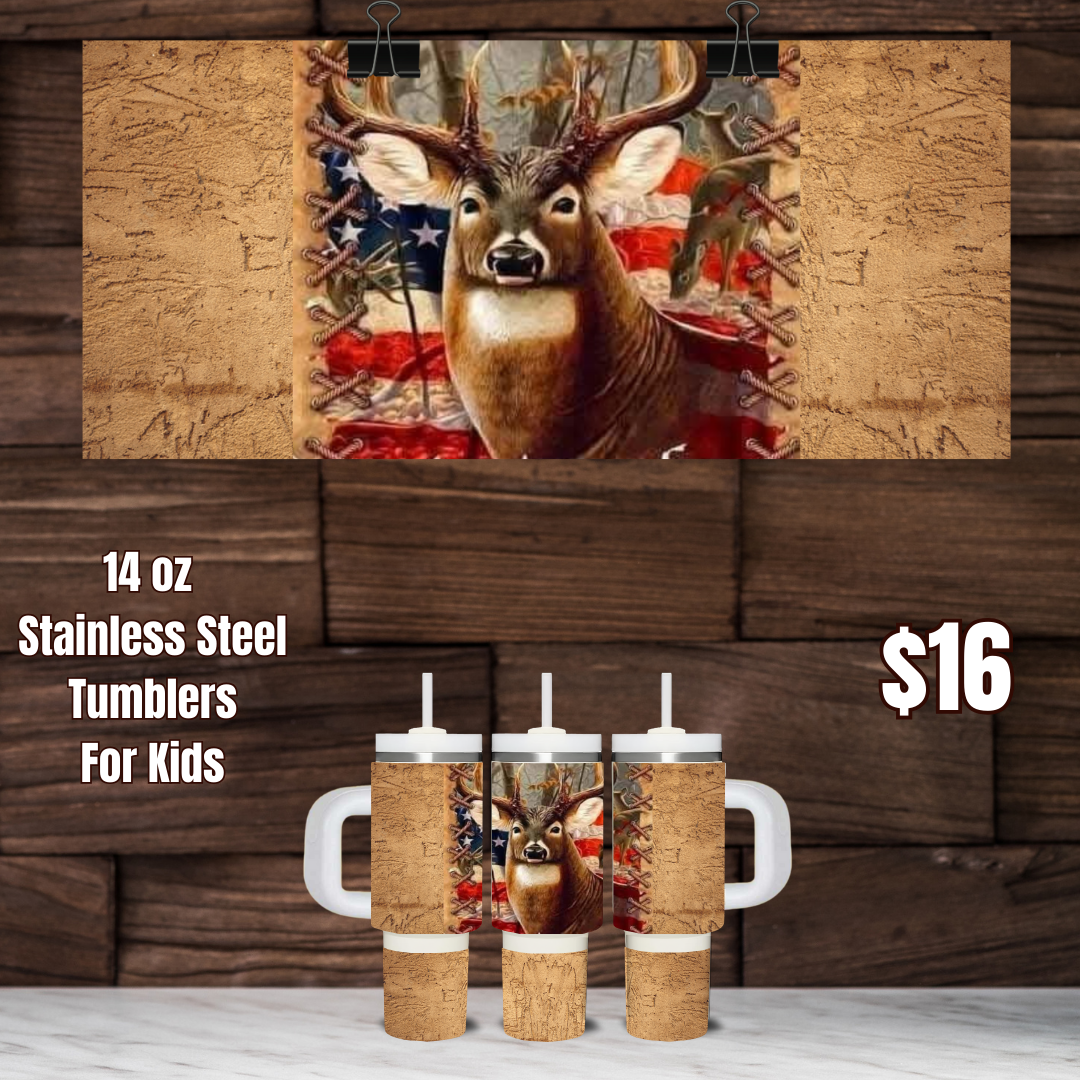 Junior Ranger Deer Stainless Steel Tumbler