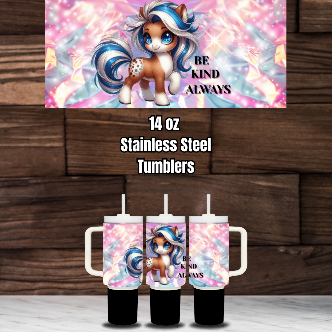 Kind Critters Collection – 14oz Stainless Steel Tumblers