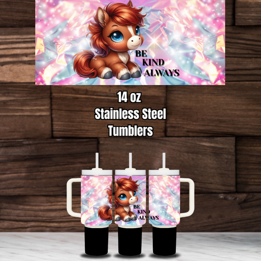 Kind Critters Collection – 14oz Stainless Steel Tumblers
