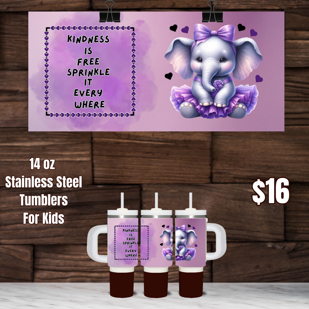 Elephant Sprinkle Tumblers