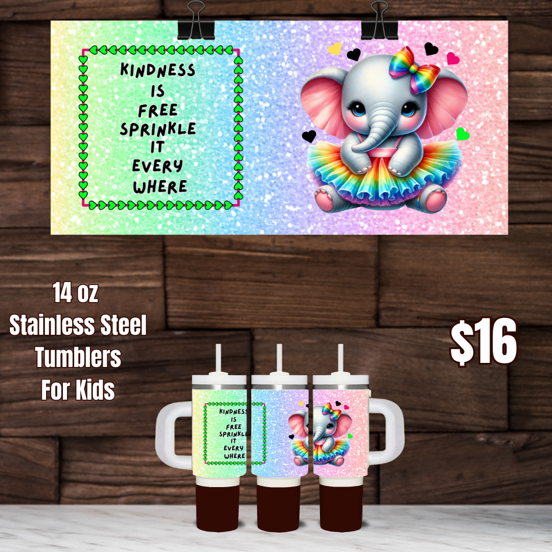 Elephant Sprinkle Tumblers