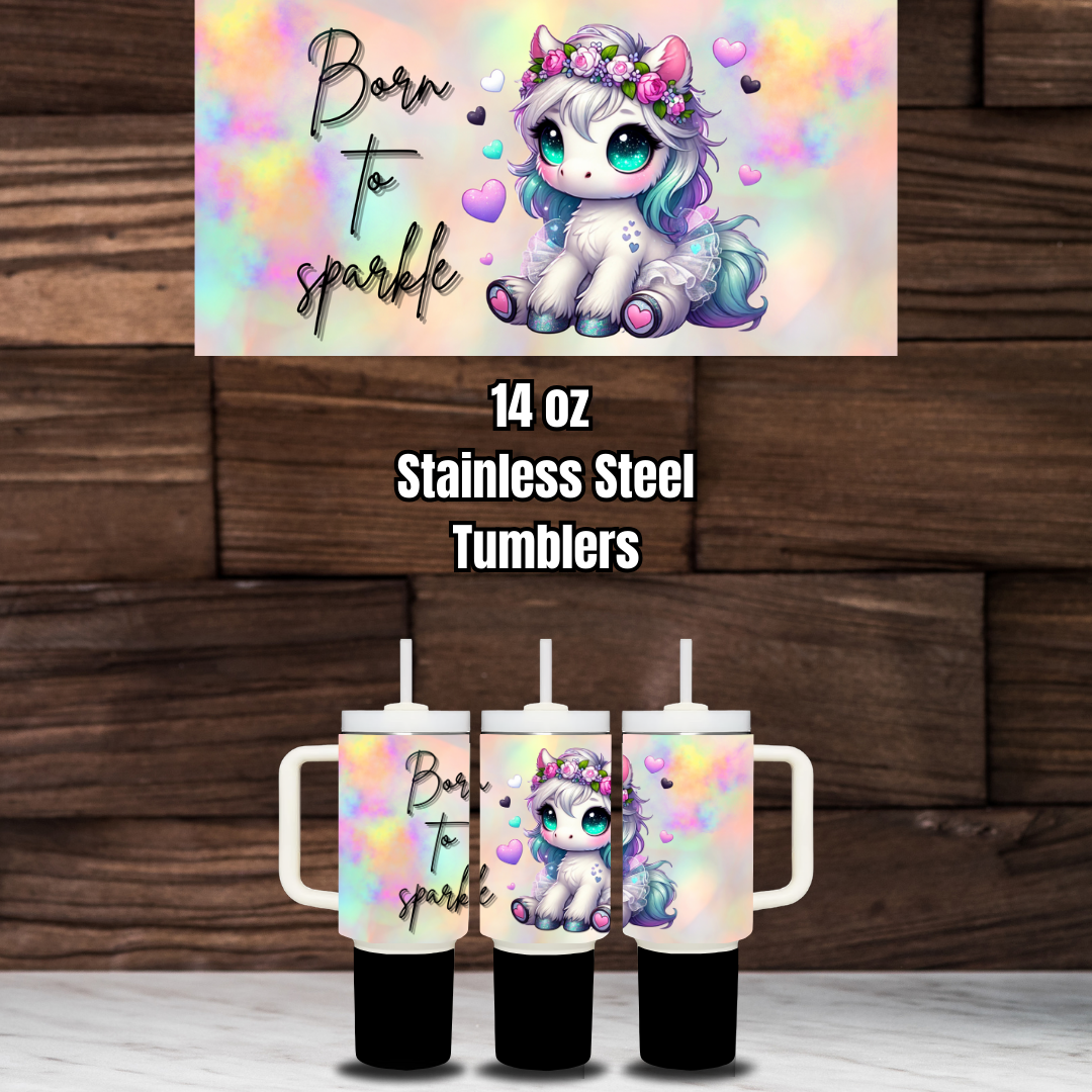 Mythical Mare Sparkle Tumblers