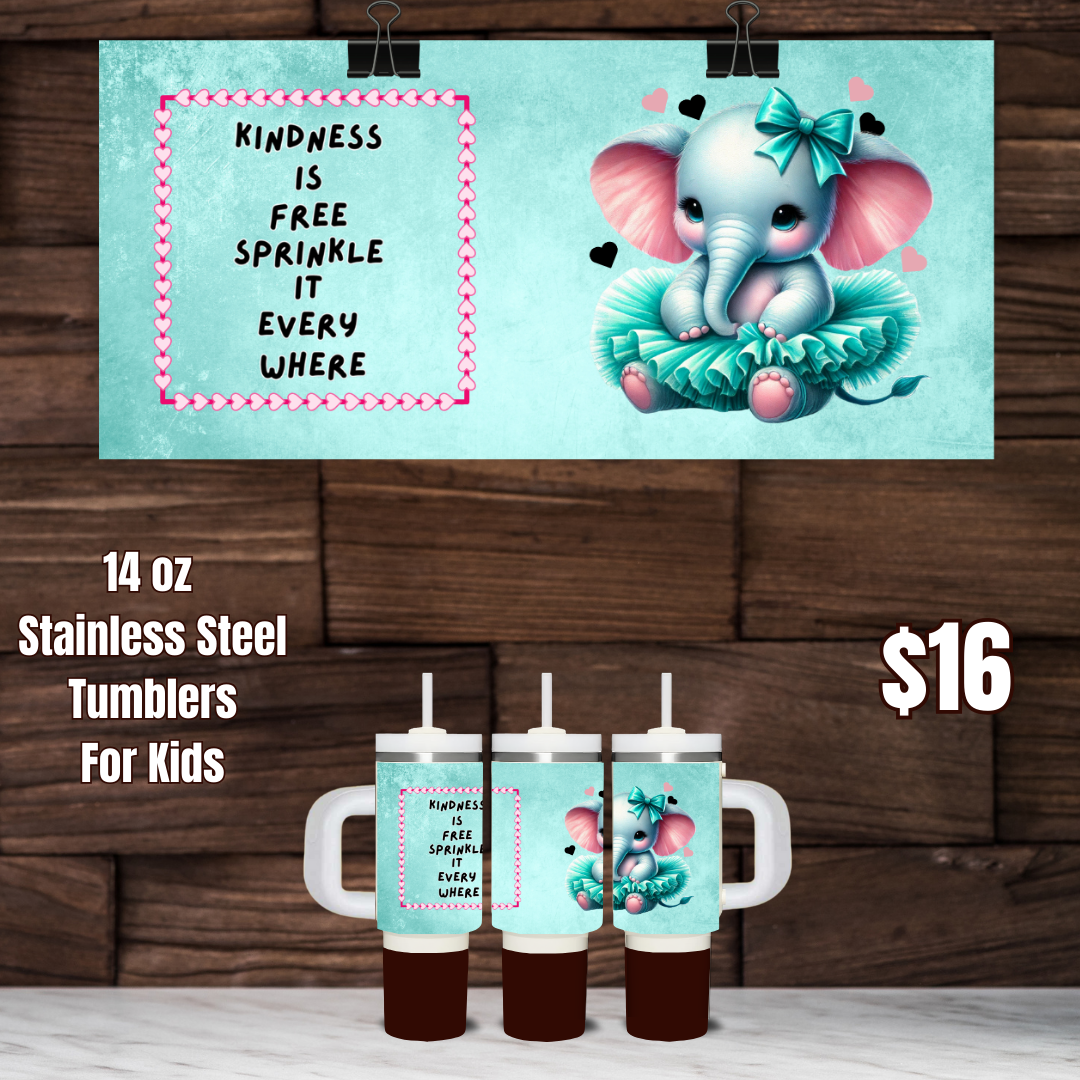 Elephant Sprinkle Tumblers