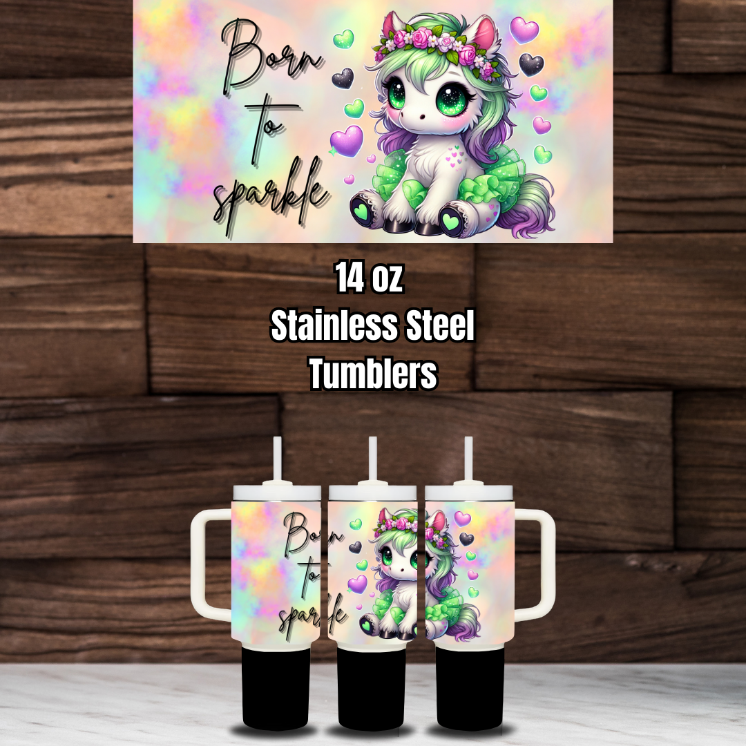 Mythical Mare Sparkle Tumblers