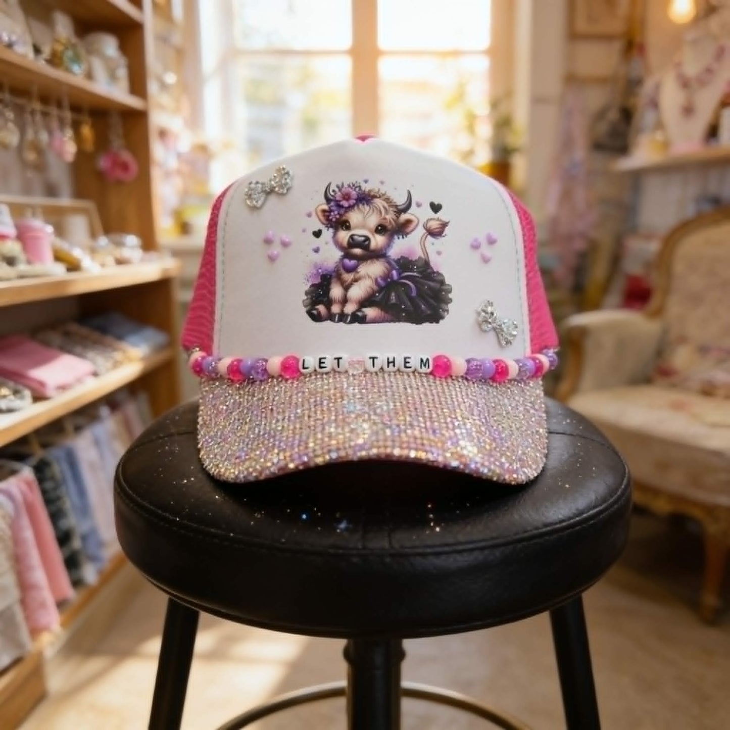 "Let Them Moo" – The Sassy Little Diva Trucker Hat