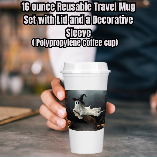 Spooky Sips 16oz Reusable Travel Mug Collection