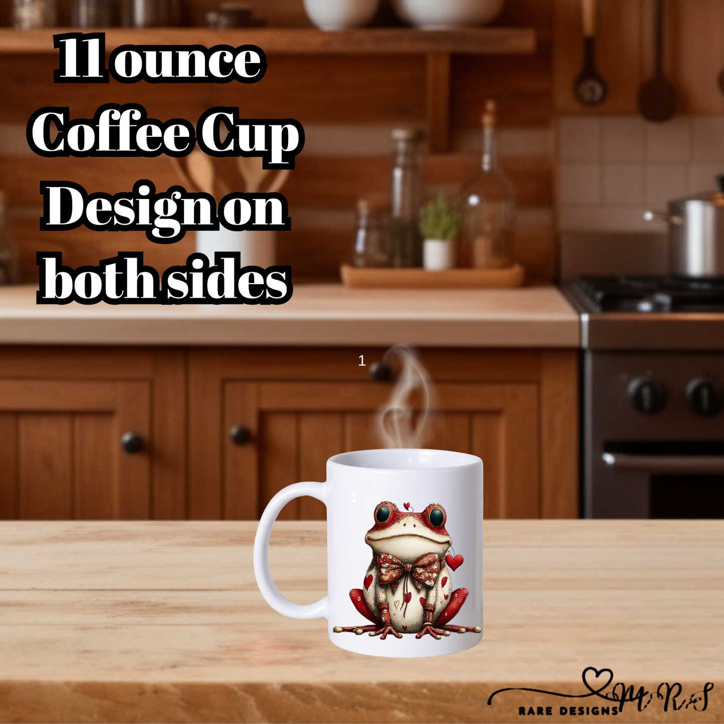 Whimsical Love Frogs – 11 oz Coffee Cup Collection | Cute Valentine’s Day Frog Mugs