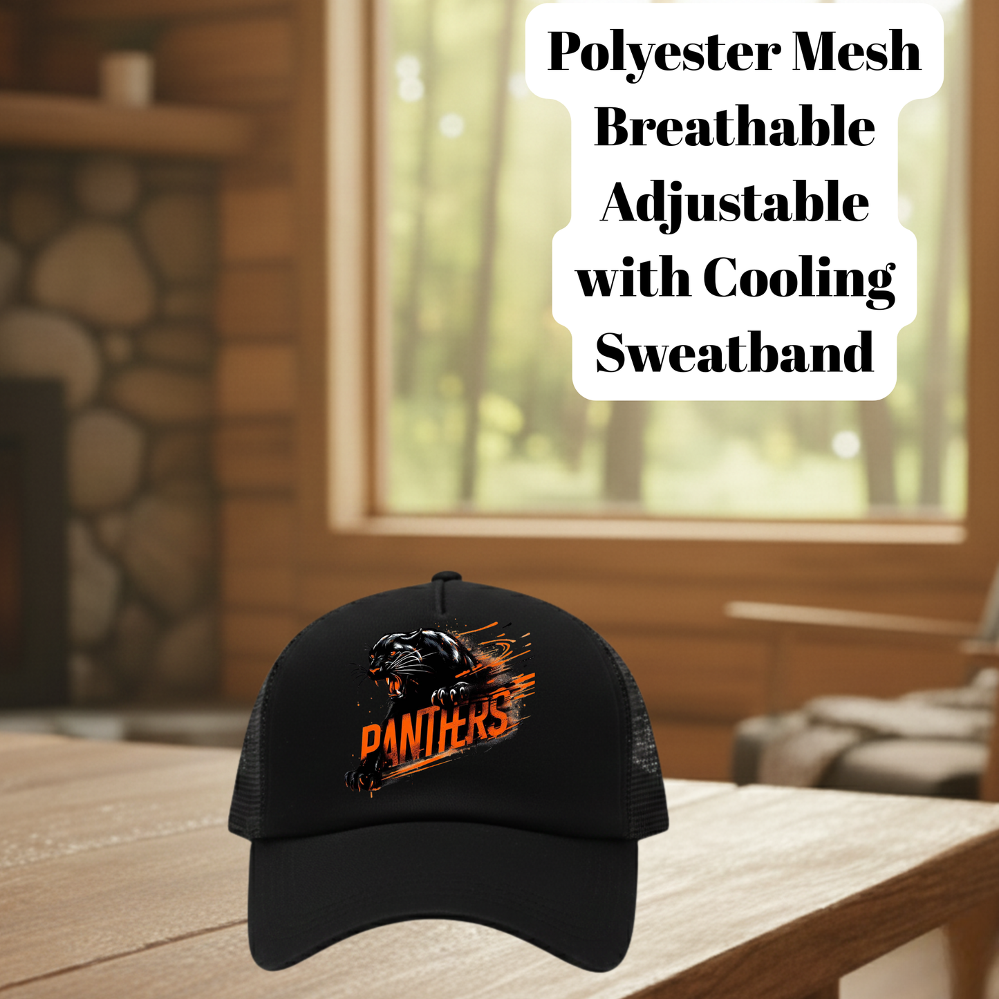Powell Panthers Performance Mesh Trucker Hat