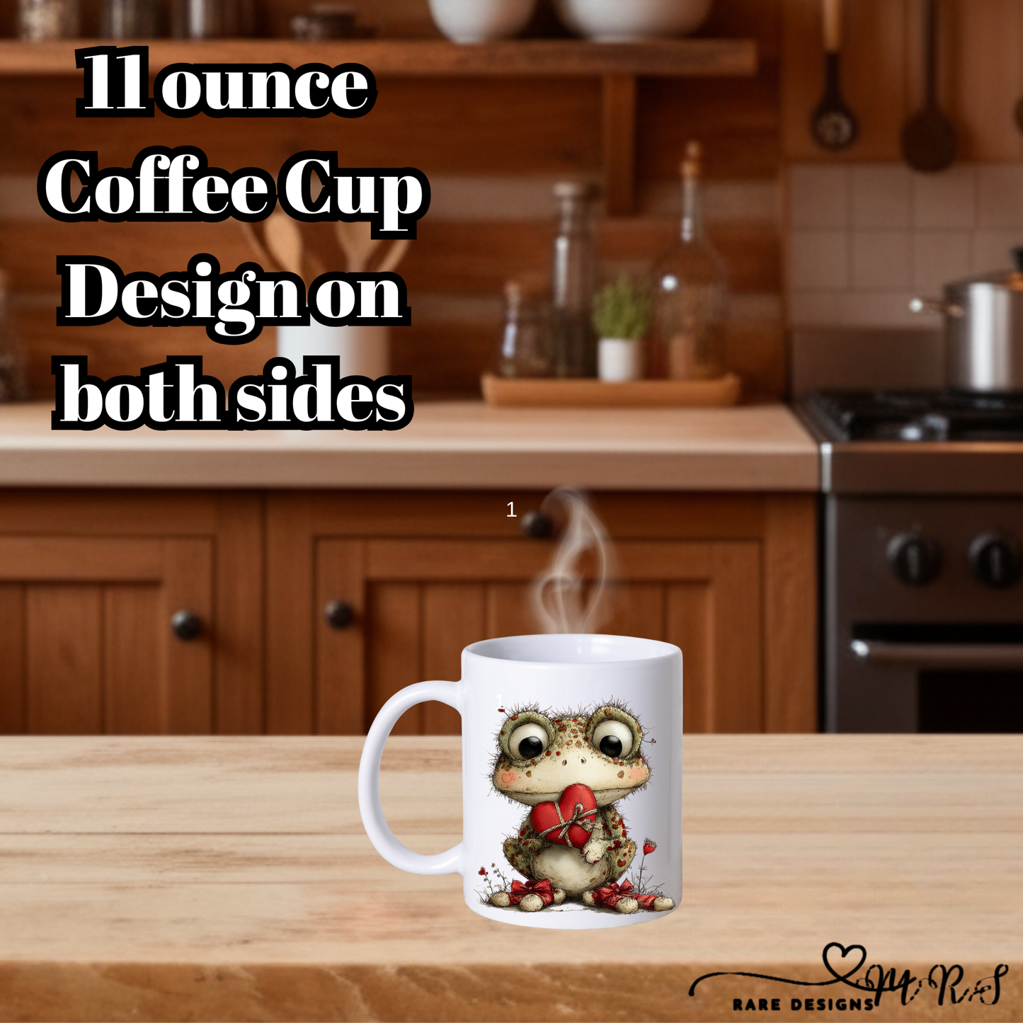 Whimsical Love Frogs – 11 oz Coffee Cup Collection | Cute Valentine’s Day Frog Mugs