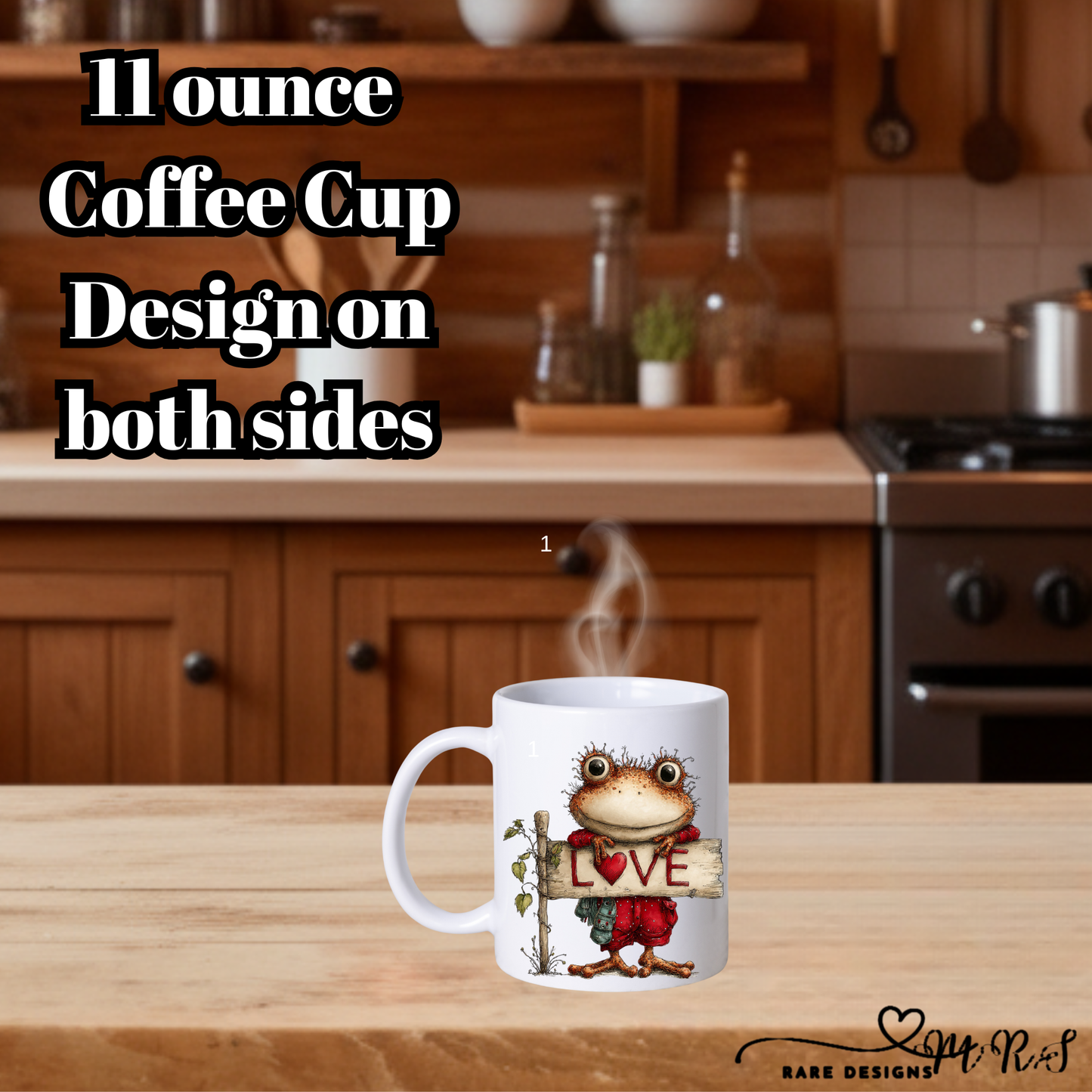 Whimsical Love Frogs – 11 oz Coffee Cup Collection | Cute Valentine’s Day Frog Mugs