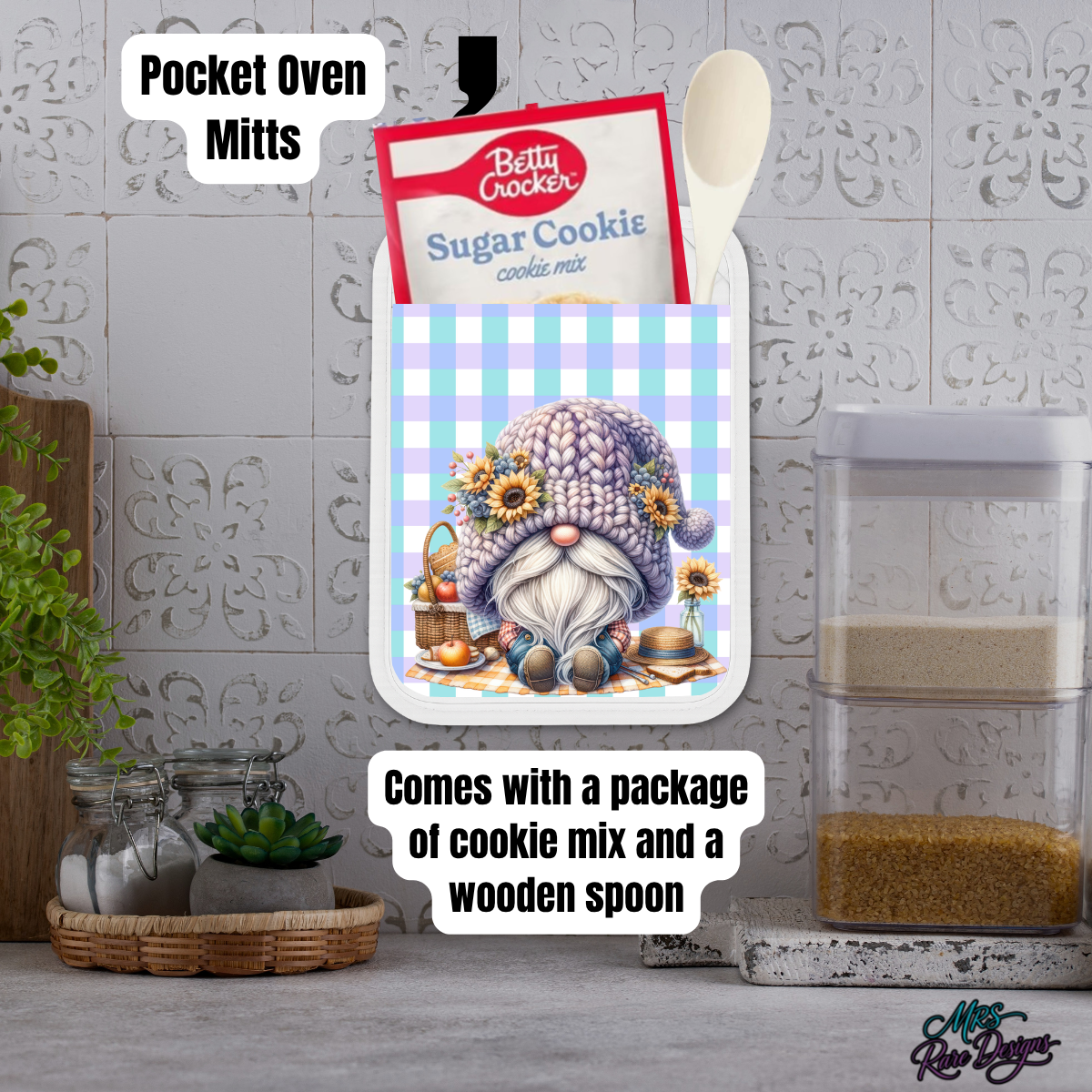 Spring Meadow Gnome Kitchen Gift Set (Individual or Full Bundle)