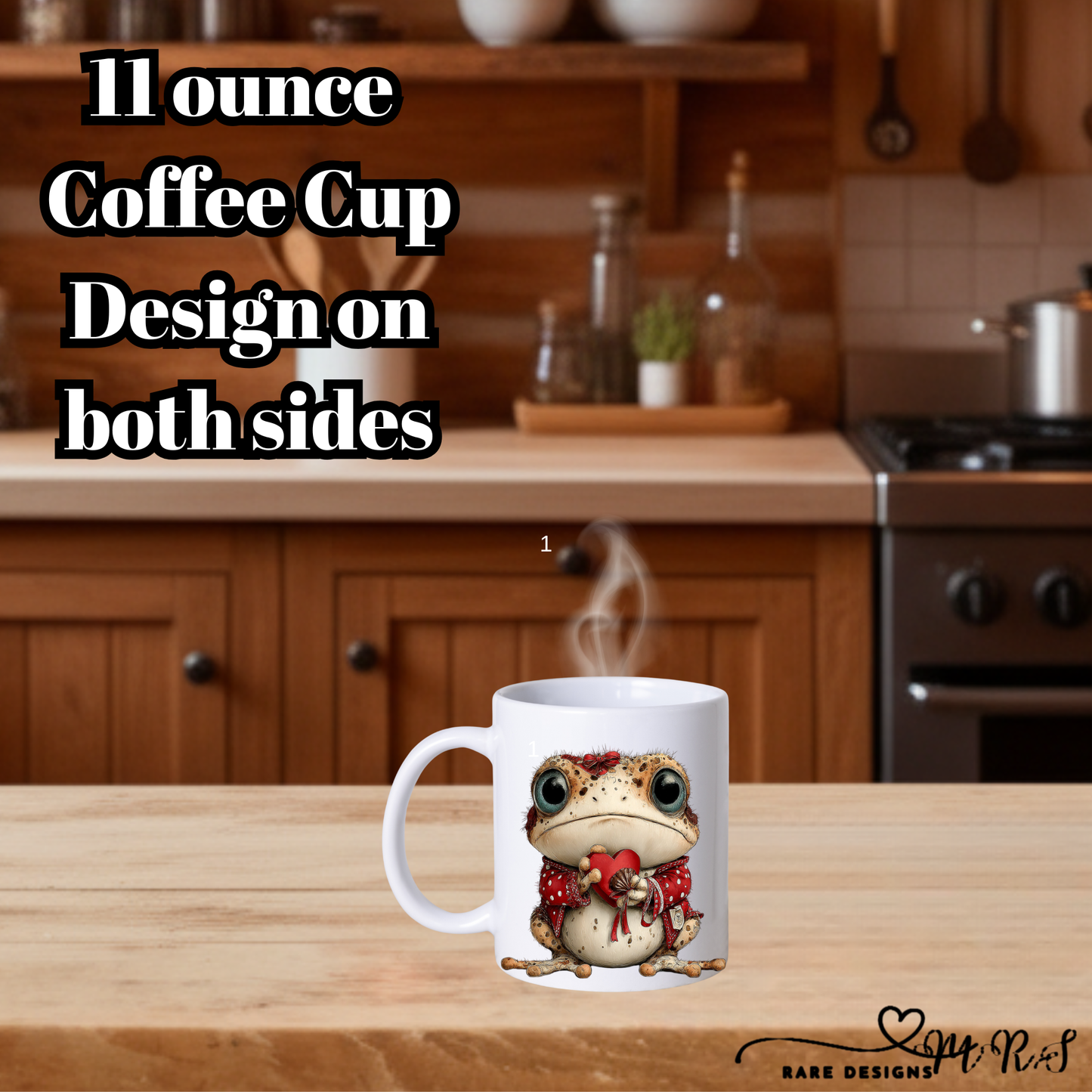 Whimsical Love Frogs – 11 oz Coffee Cup Collection | Cute Valentine’s Day Frog Mugs