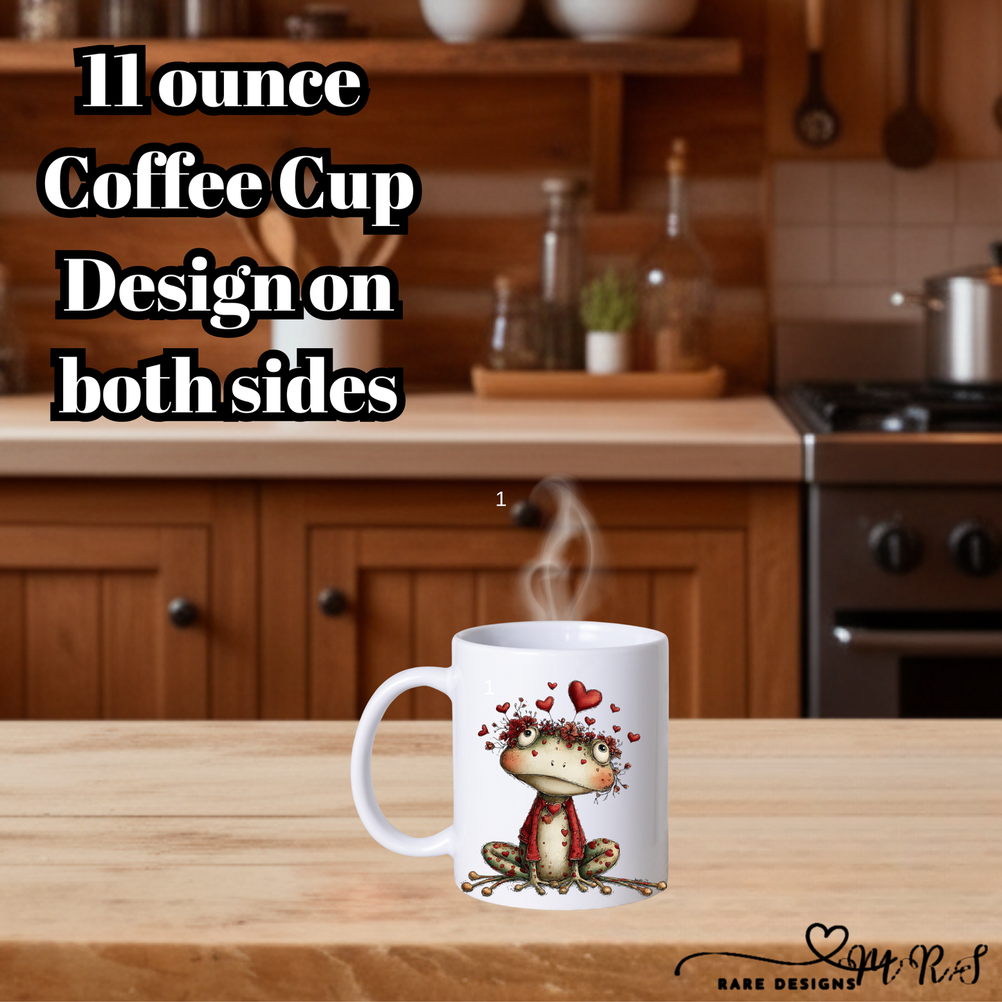 Whimsical Love Frogs – 11 oz Coffee Cup Collection | Cute Valentine’s Day Frog Mugs