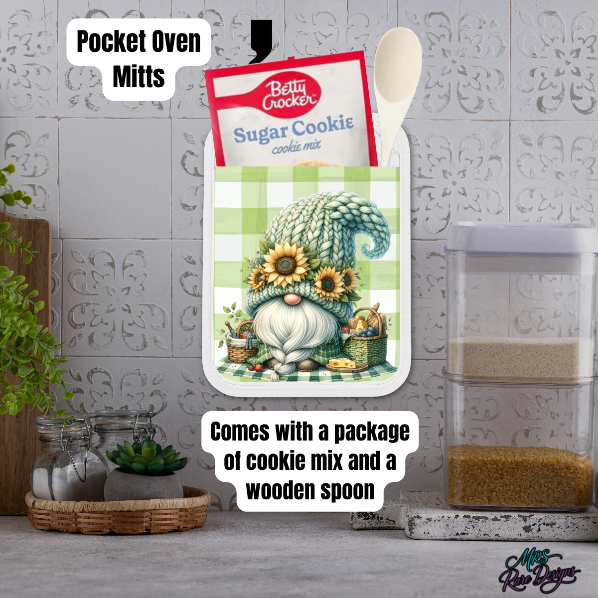Spring Meadow Gnome Kitchen Gift Set (Individual or Full Bundle)