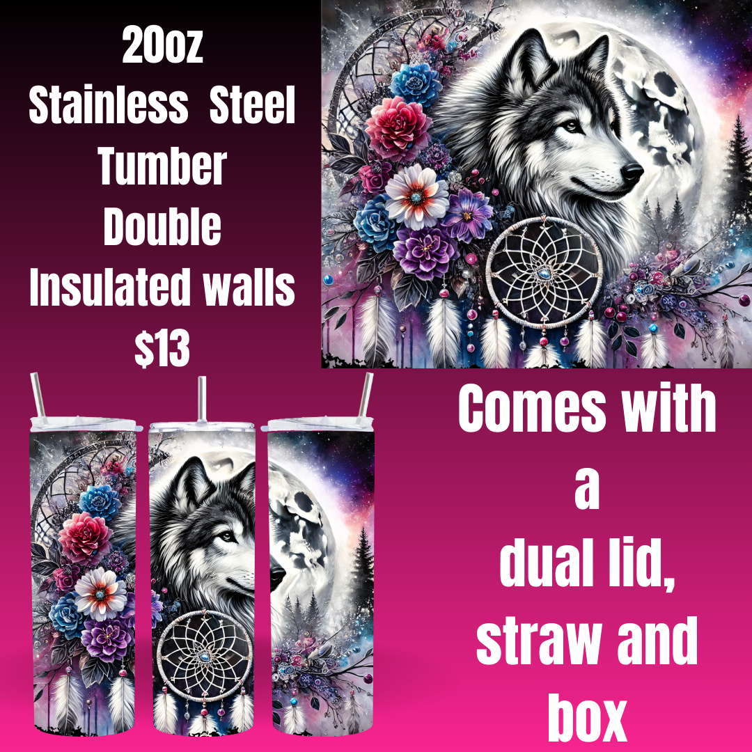 Enchanted Wilderness Stainless Steel Tumblers