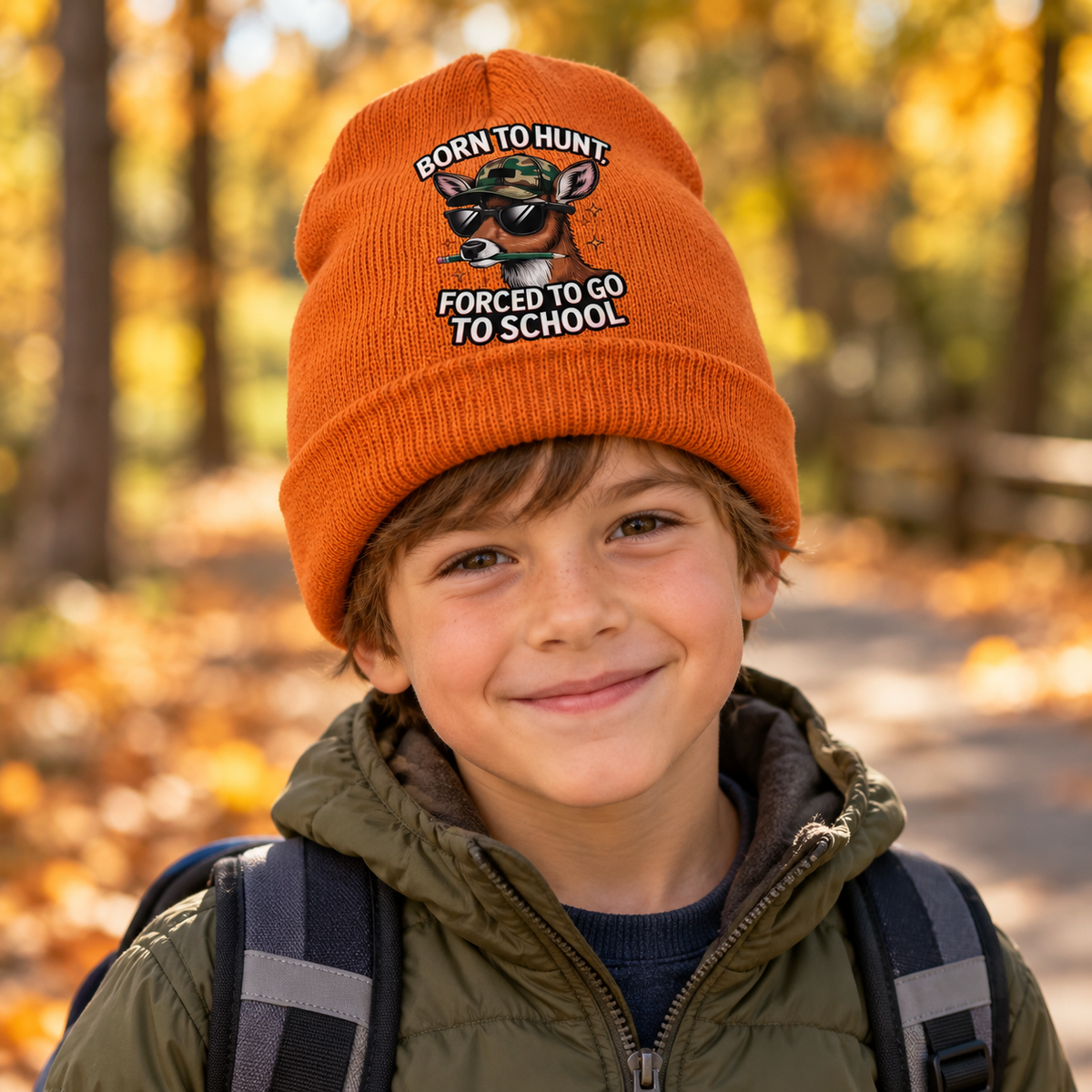 Woods on the Mind — Born to Hunt Beanie