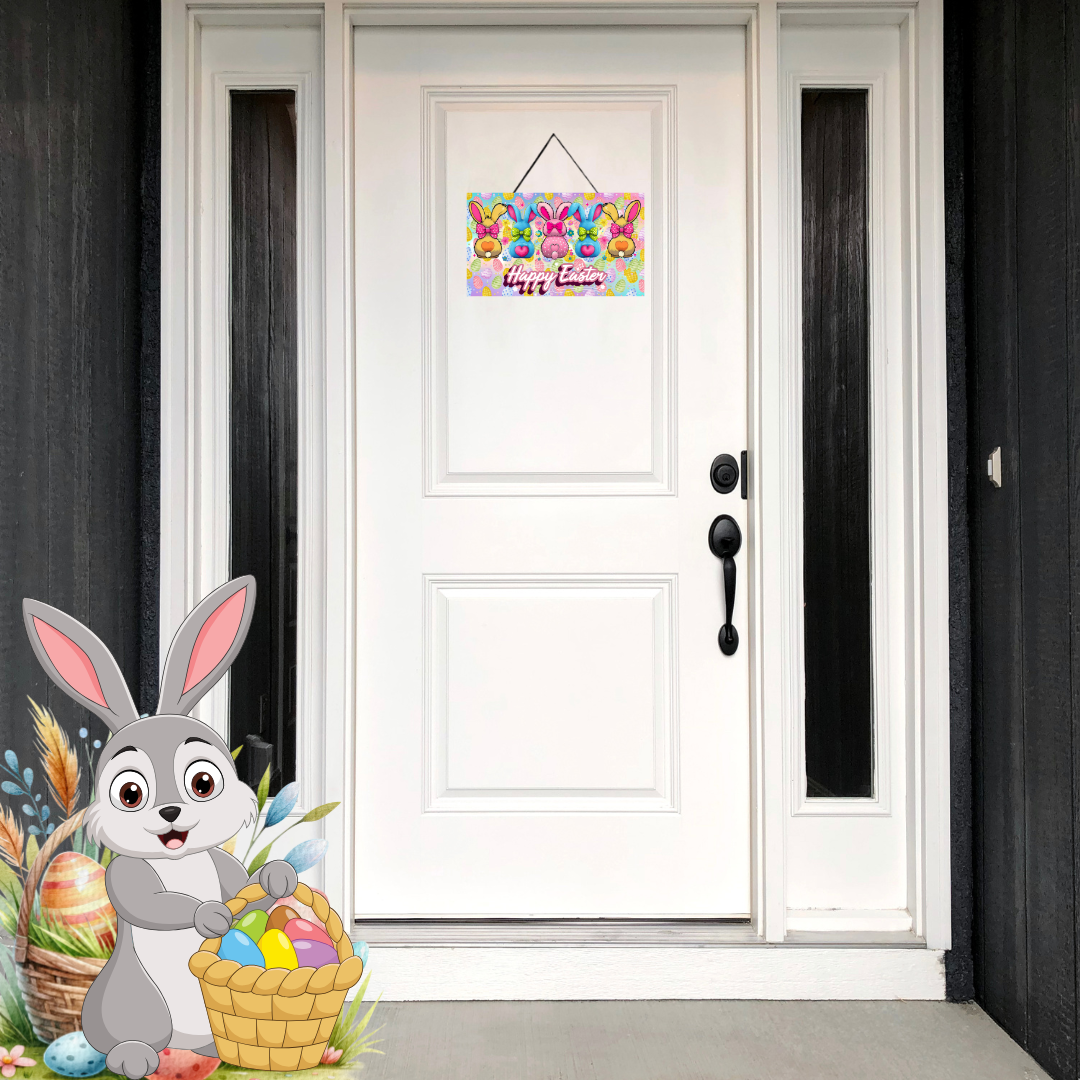 Bunny Blossoms Easter Wood Sign Collection