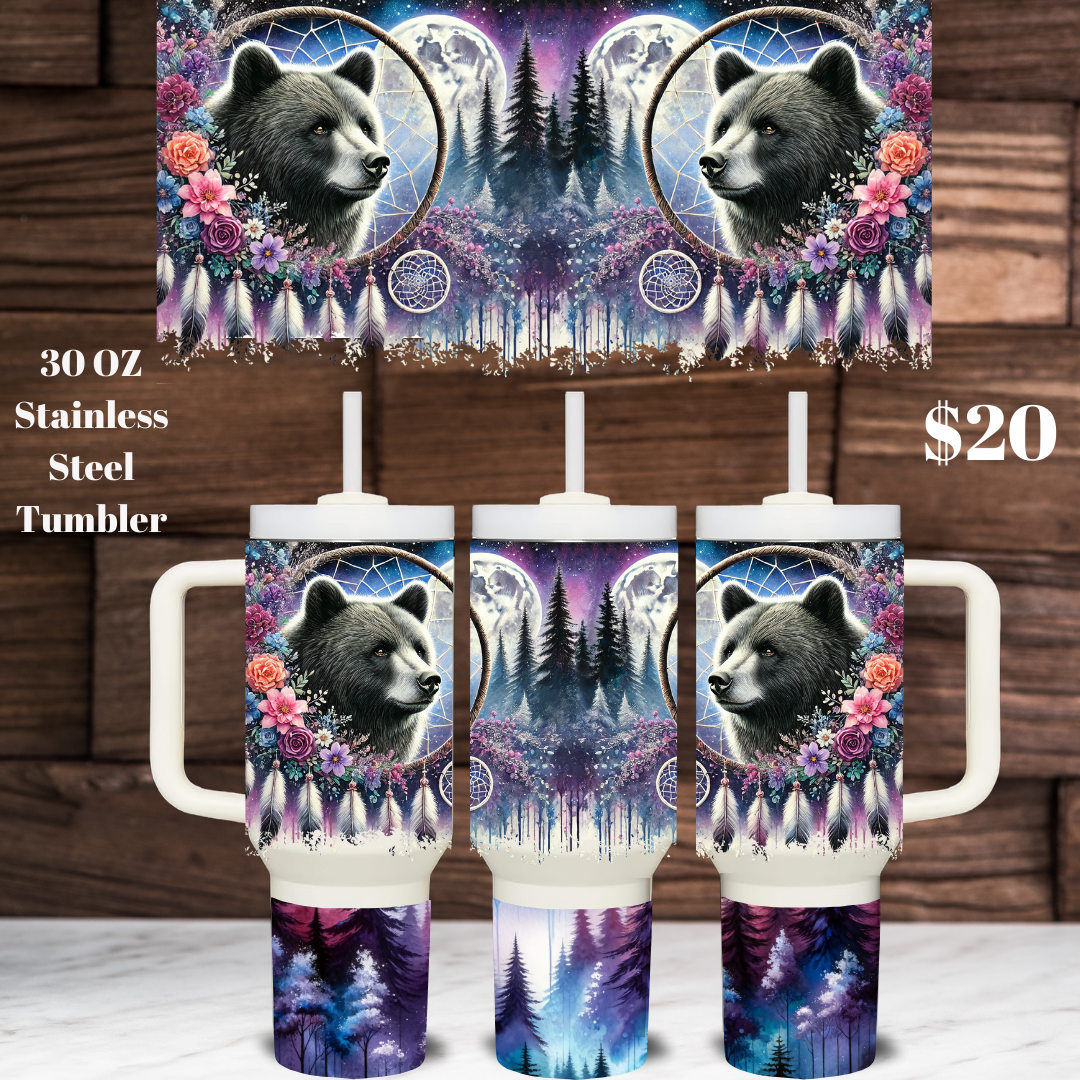 Enchanted Wilderness 30 oz Stainless Steel Tumbler