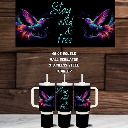 Wild & Free Hummingbird Tumbler Collection