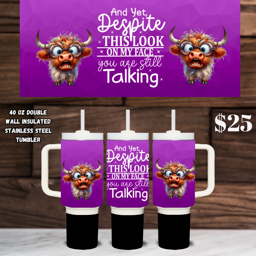 Highland Humor Stainless Steel Tumbler Series