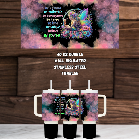 Enchanted Inspiration 40 oz Stainless Steel Tumbler