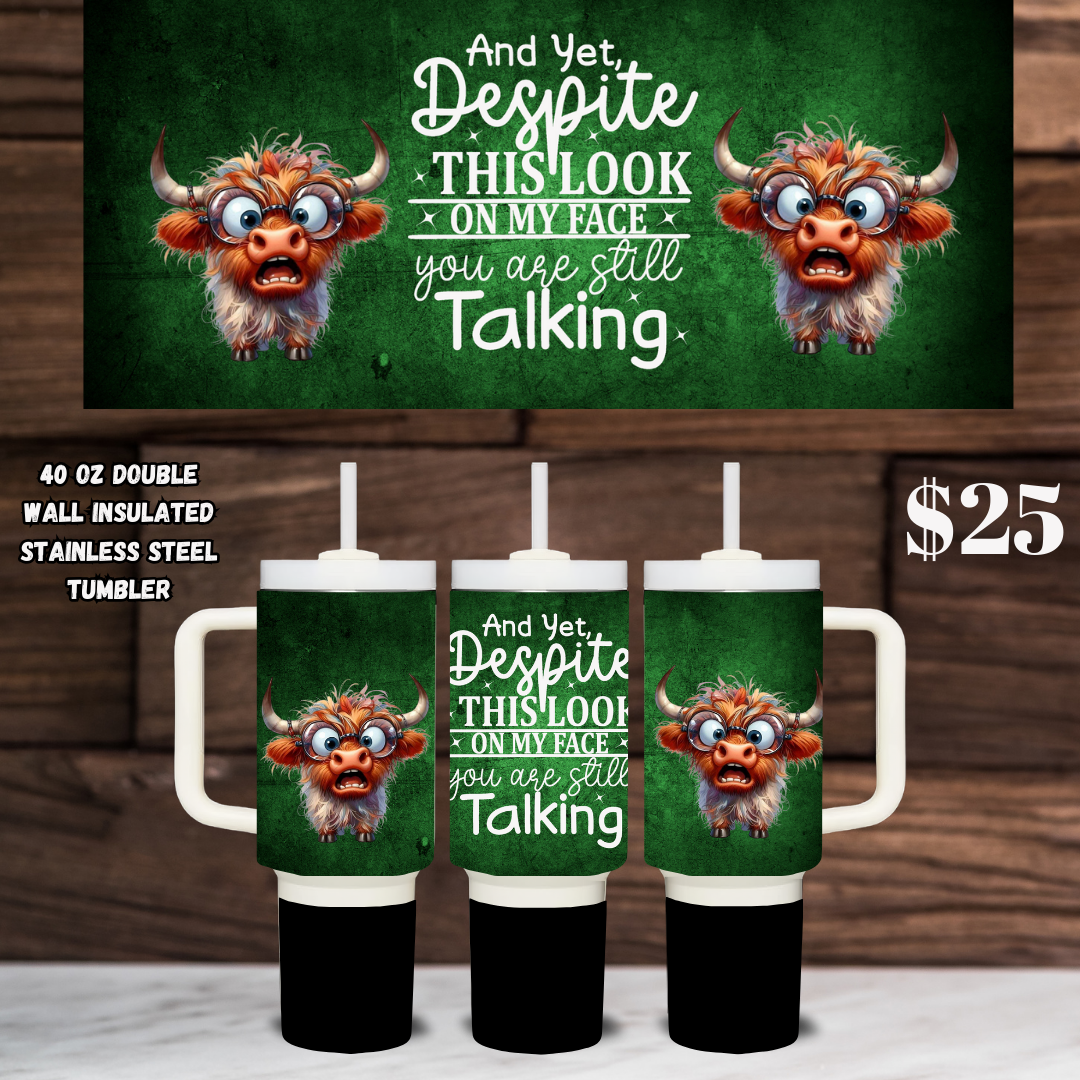 Highland Humor Stainless Steel Tumbler Series