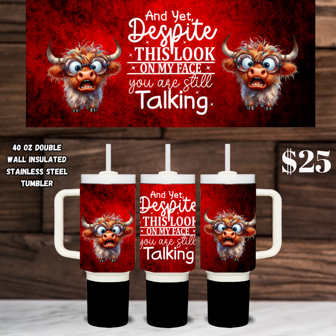 Highland Humor Stainless Steel Tumbler Series