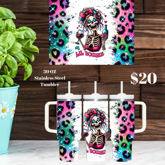 Whimsical Skeleton Tumbler Collection