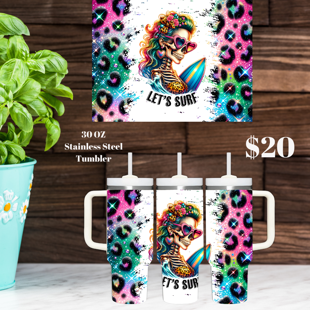Whimsical Skeleton Tumbler Collection