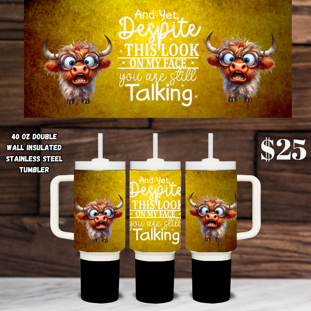 Highland Humor Stainless Steel Tumbler Series