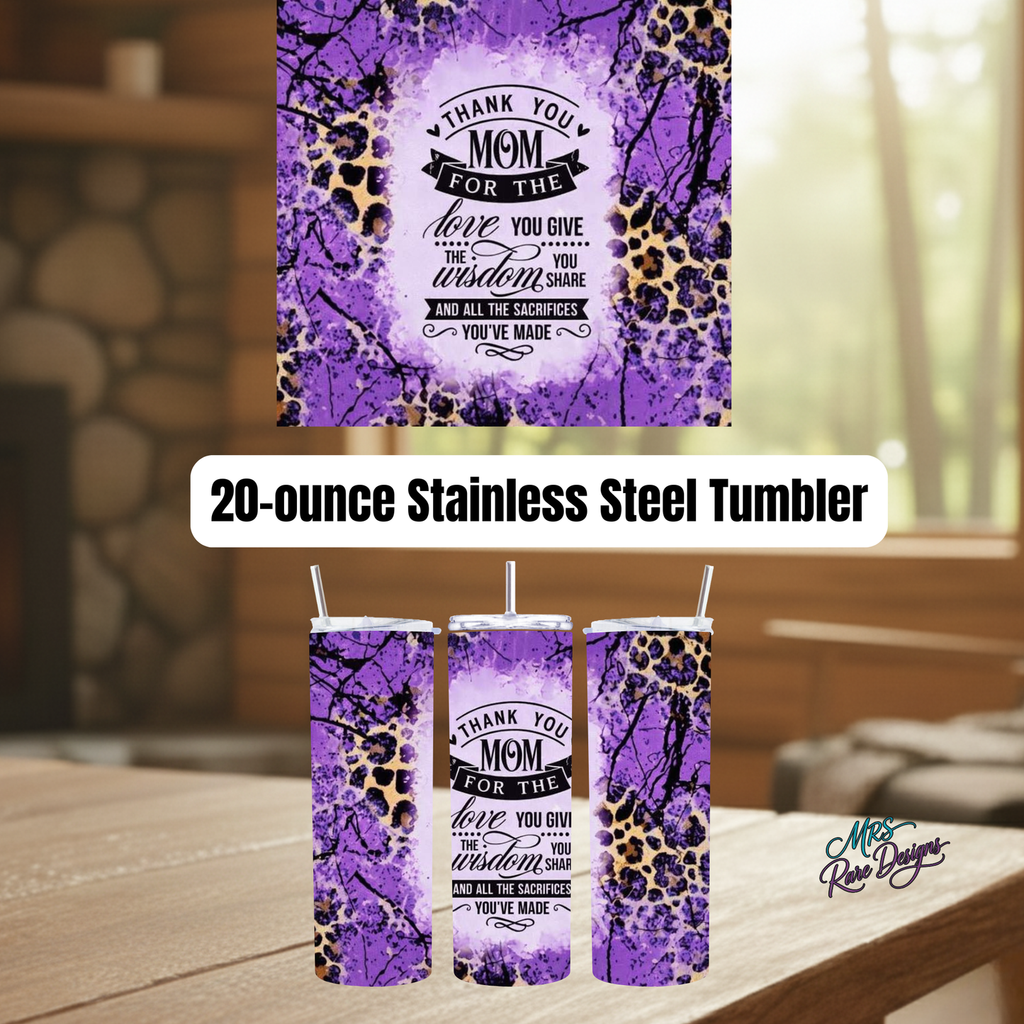 “Wild Love Mom Luxe Tumbler Collection”