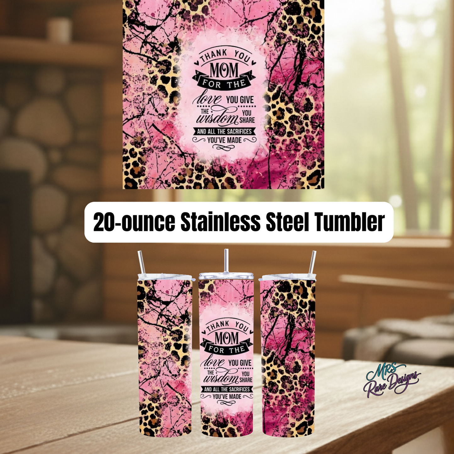 “Wild Love Mom Luxe Tumbler Collection”