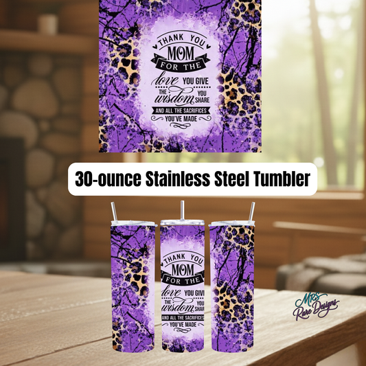 “Wild Love Mom Tumbler Trio – Signature 30oz Collection”