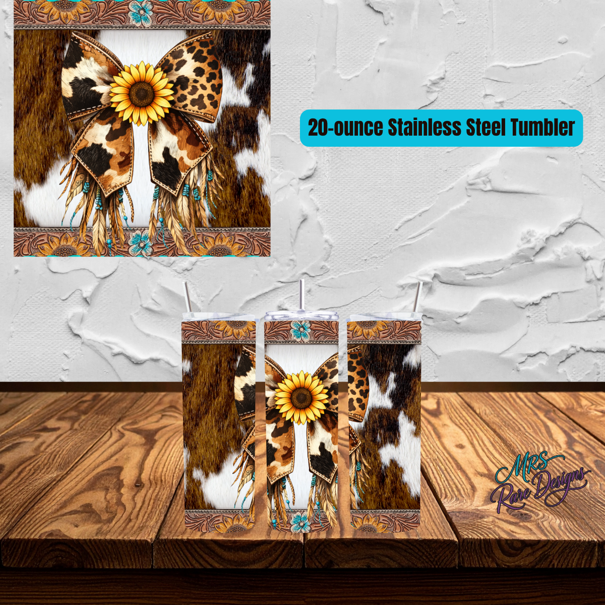 The Wild Prairie Trio — Western Boho Tumbler Collection