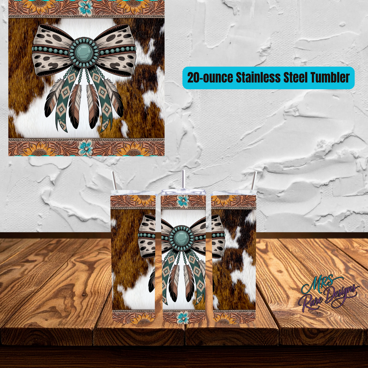The Wild Prairie Trio — Western Boho Tumbler Collection