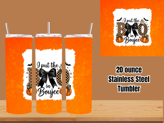 Boujee BOO Halloween 20oz Stainless Steel Tumblers