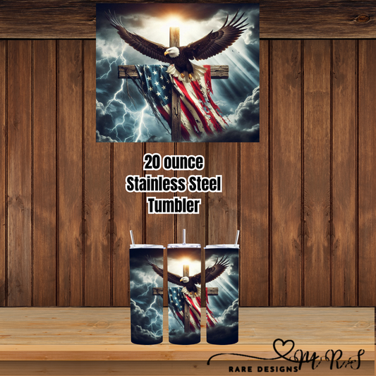 The God & Country 20 oz Tumbler