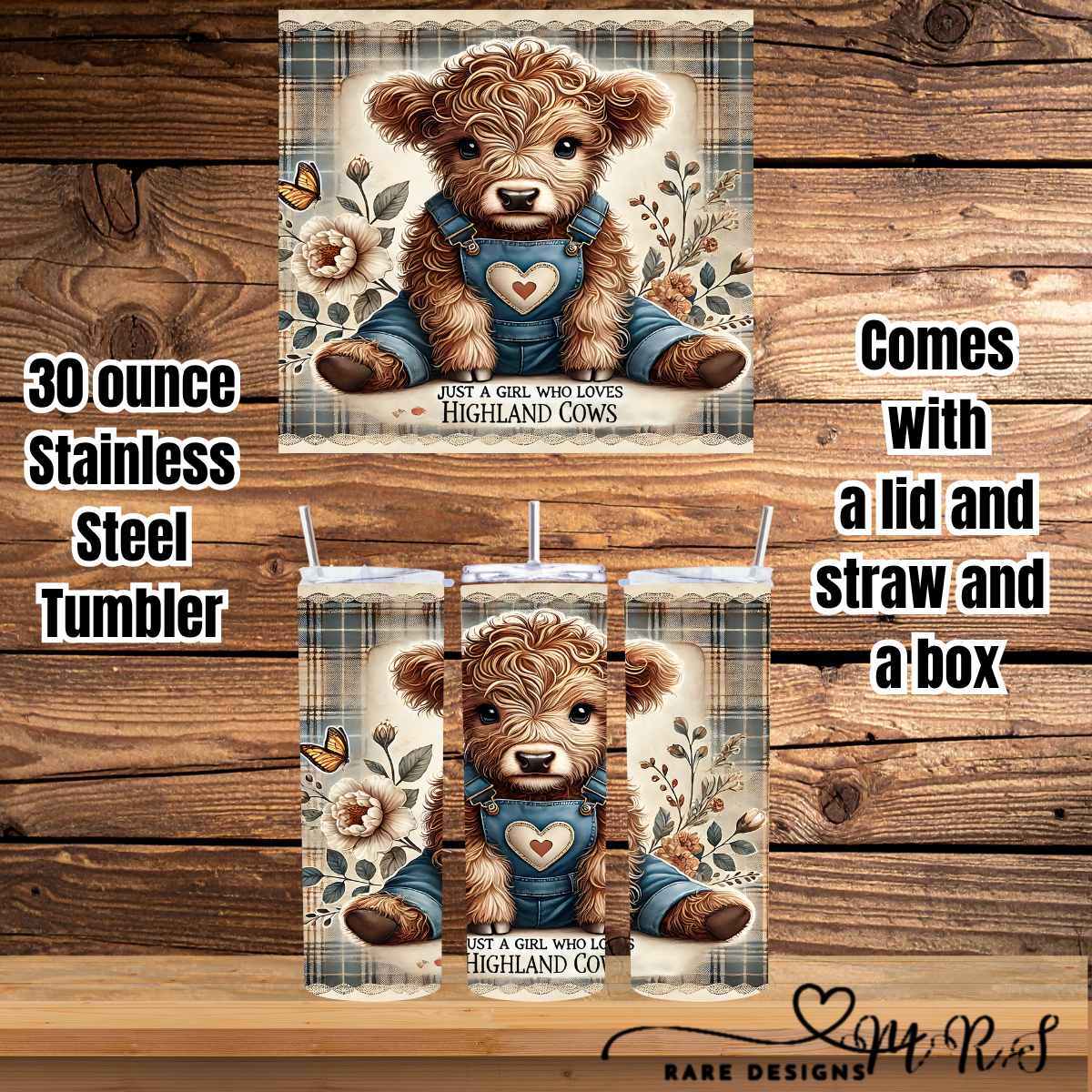 Highland Cuddle-Cub Essentials Bundle (Just a Girl Who Loves Highland Cows)