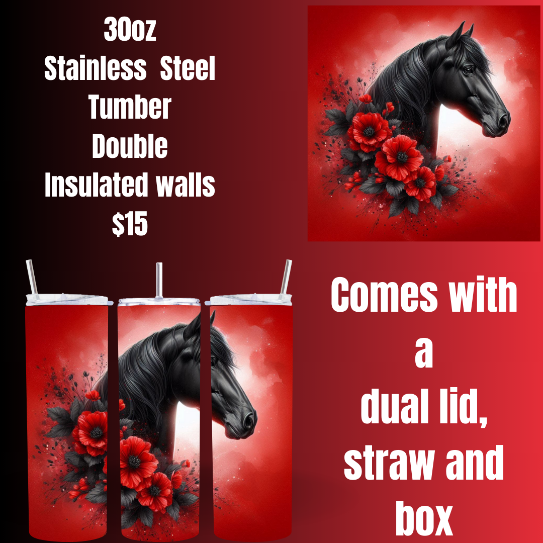 Mystic Equine 30oz Stainless Steel Tumbler Collection