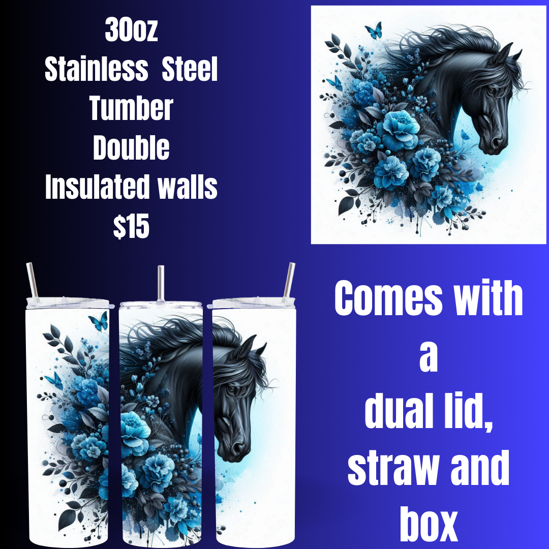 Mystic Equine 30oz Stainless Steel Tumbler Collection