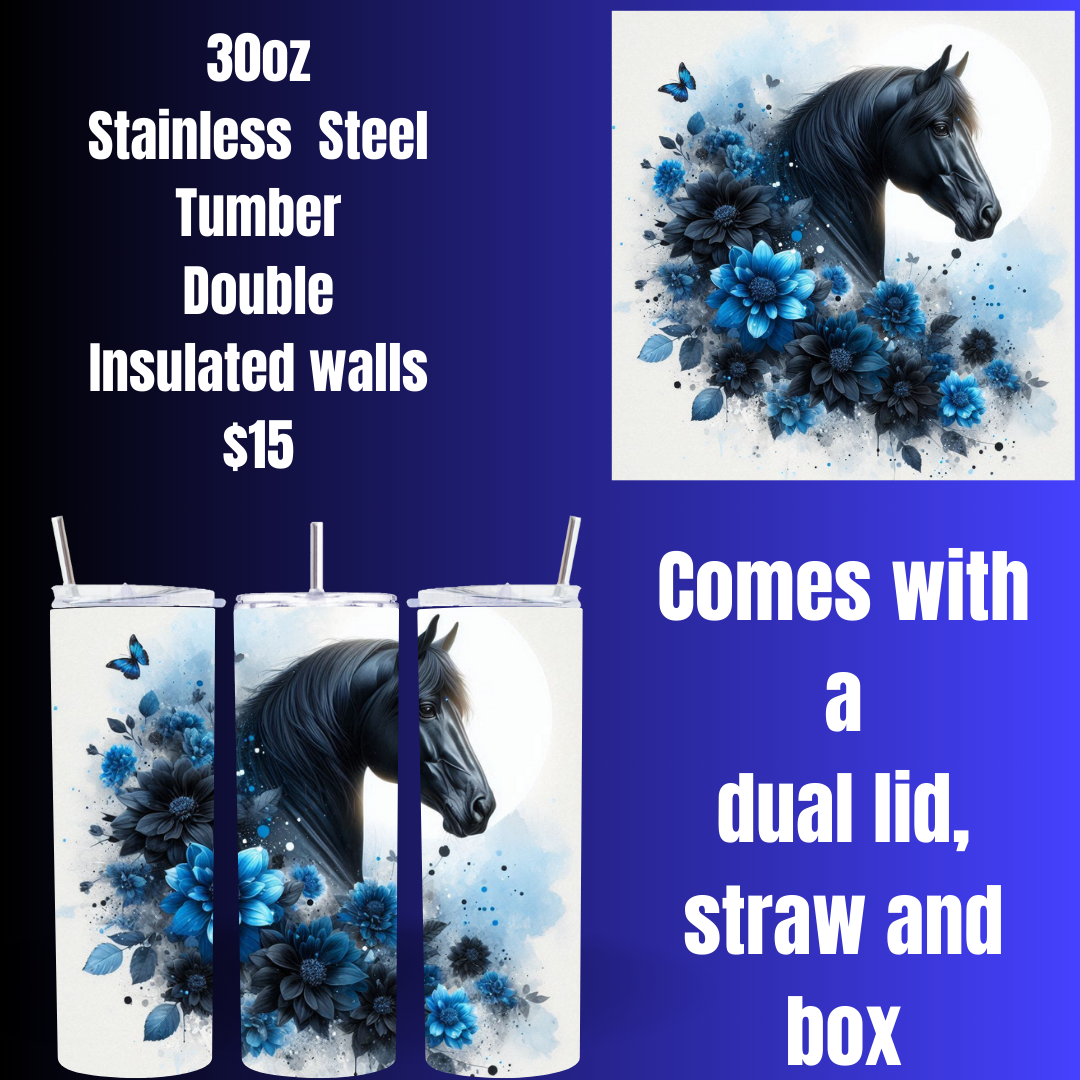 Mystic Equine 30oz Stainless Steel Tumbler Collection