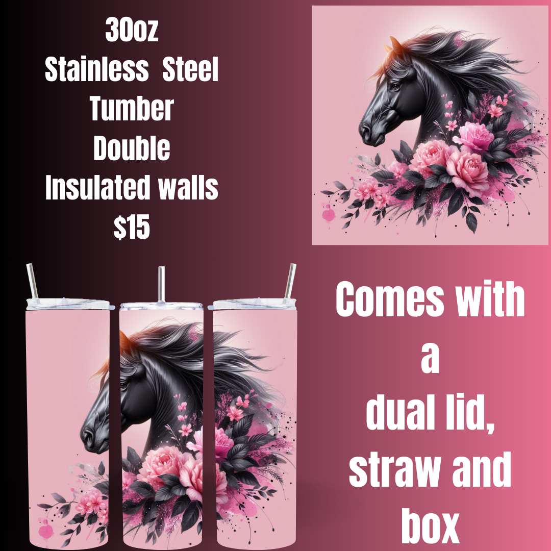 Mystic Equine 30oz Stainless Steel Tumbler Collection