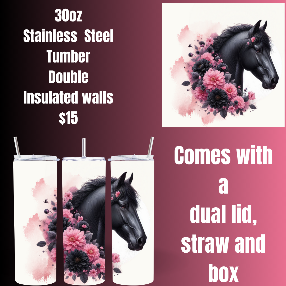 Mystic Equine 30oz Stainless Steel Tumbler Collection