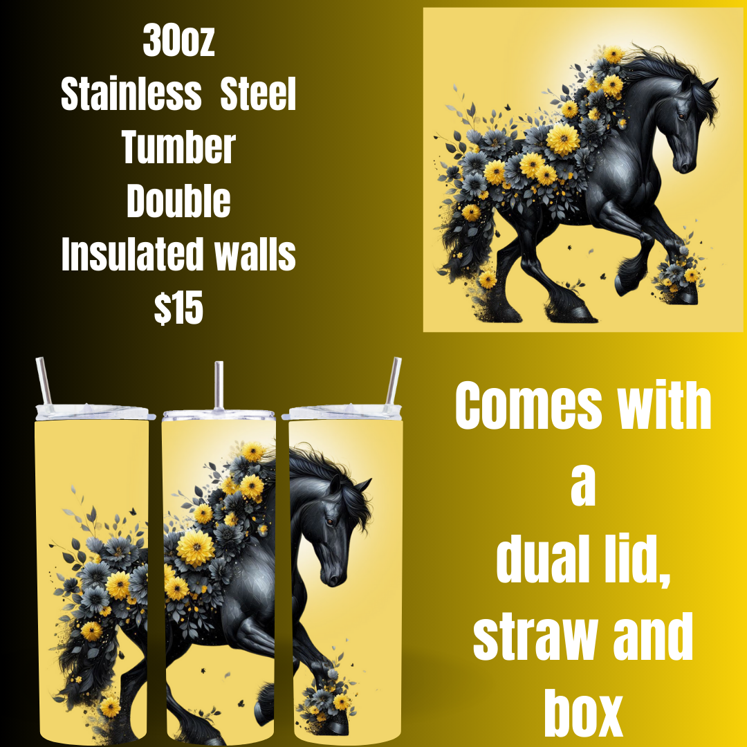 Mystic Equine 30oz Stainless Steel Tumbler Collection