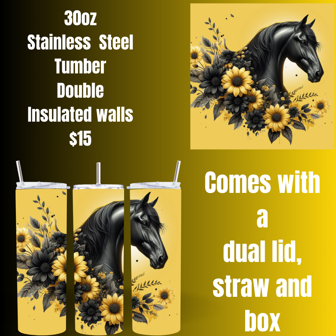 Mystic Equine 30oz Stainless Steel Tumbler Collection