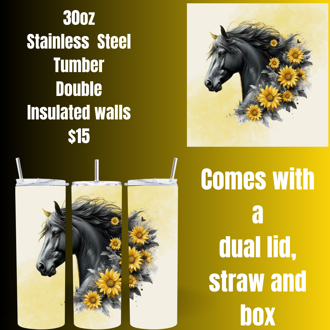 Mystic Equine 30oz Stainless Steel Tumbler Collection
