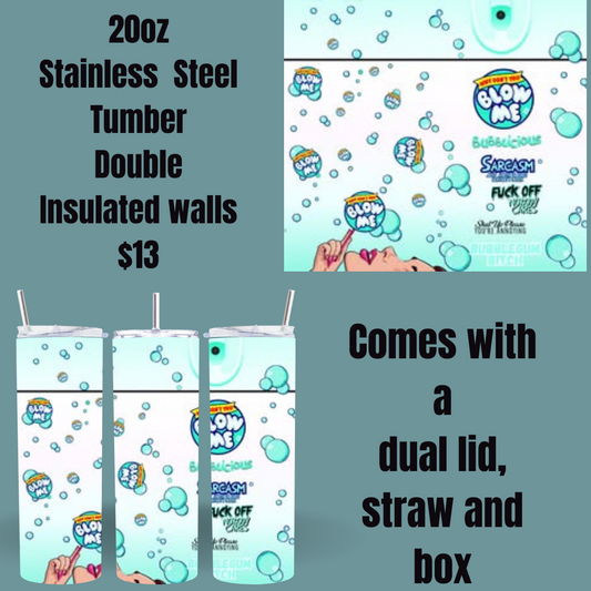 Sassy Sips Stainless Steel Tumblers