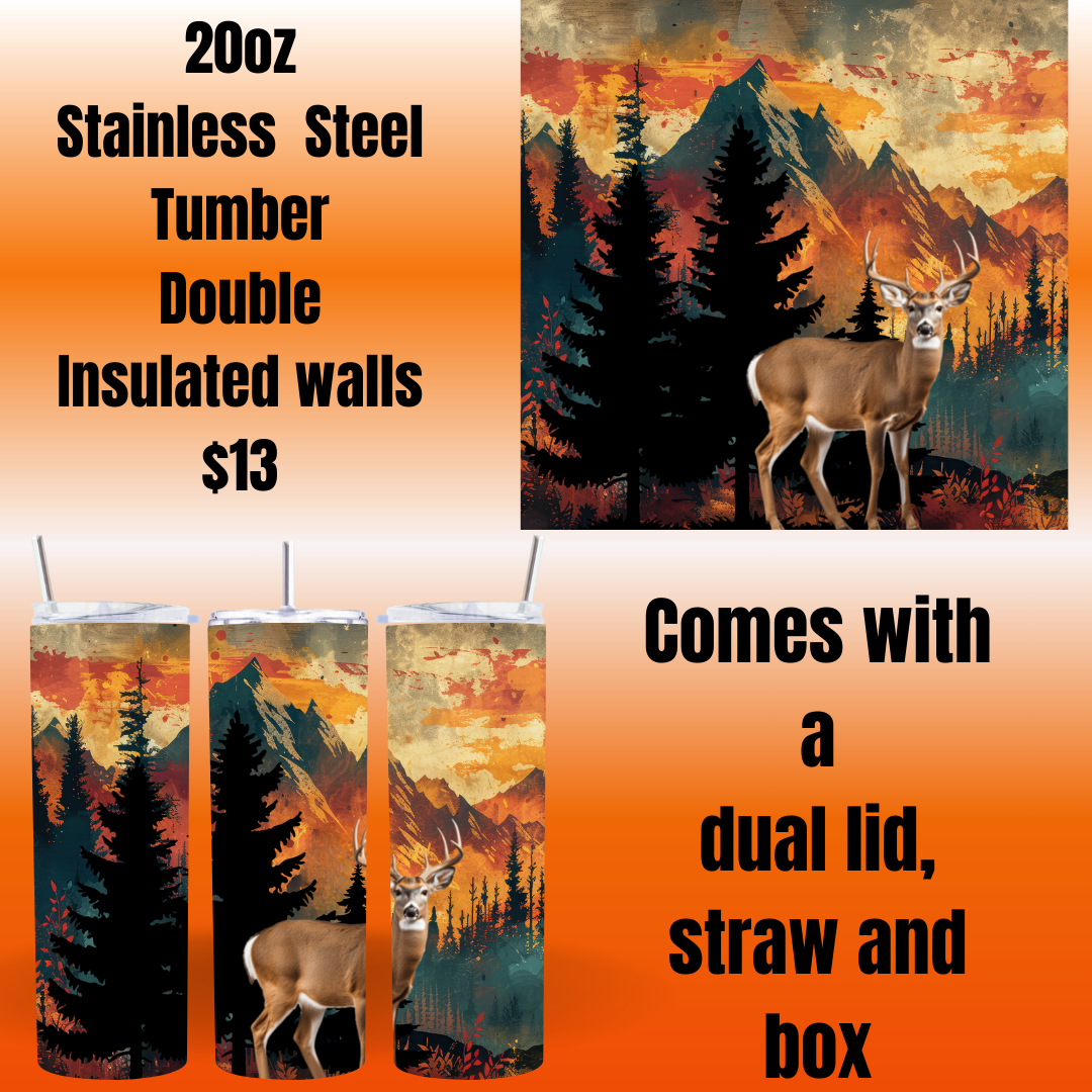 Twilight Forest Stainless Steel Tumblers