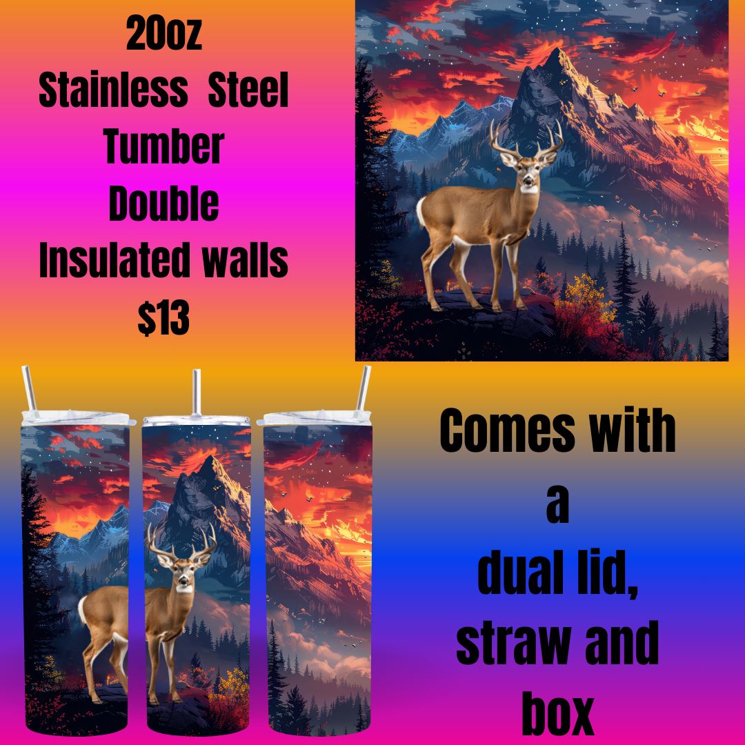 Twilight Forest Stainless Steel Tumblers